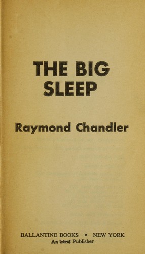 Raymond Chandler: The big sleep (1976, Vintage Books)