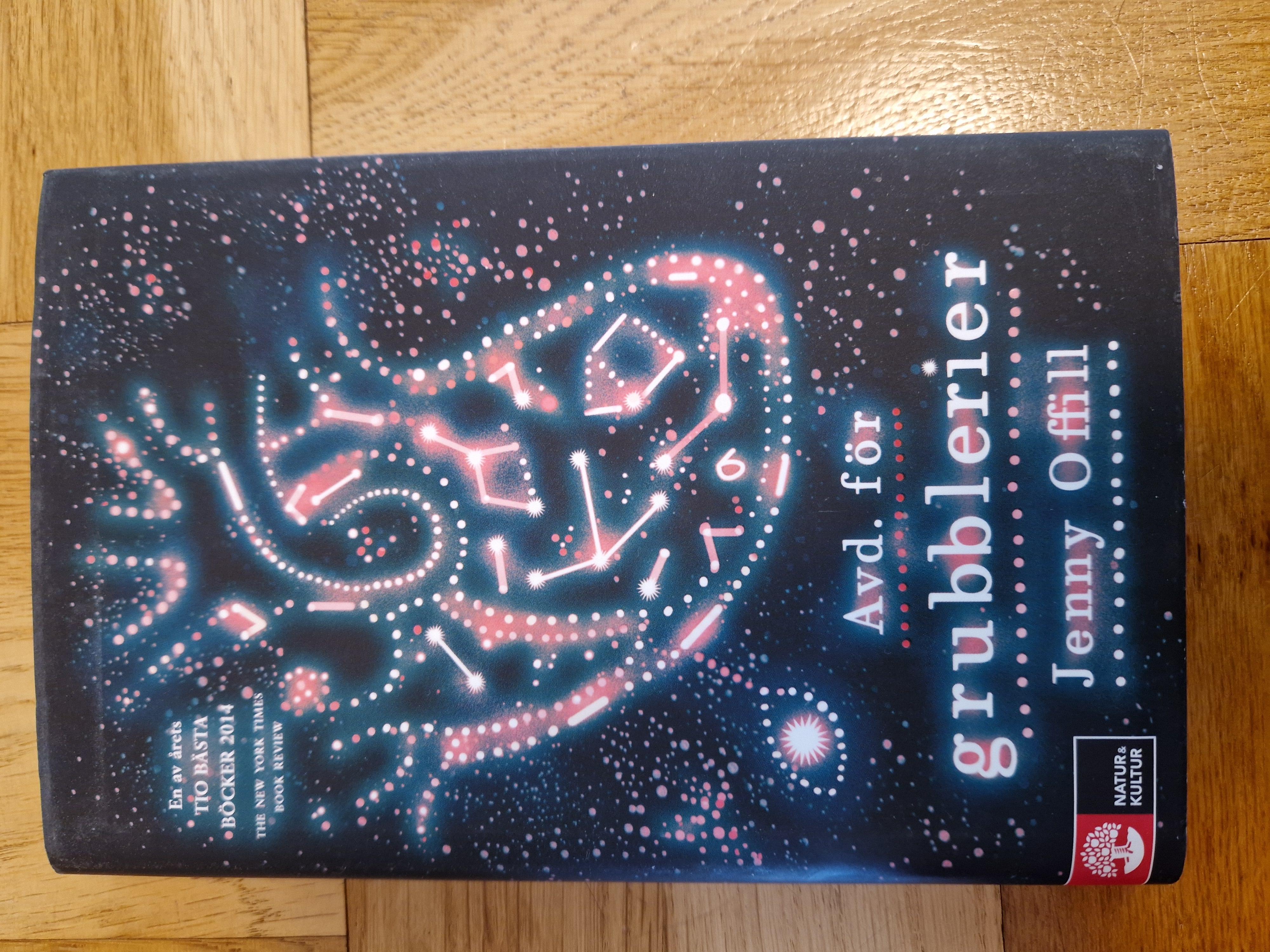 Alva Dahl: Avd. för grubblerier (Hardcover, Swedish language, 2016, Natur & kultur)