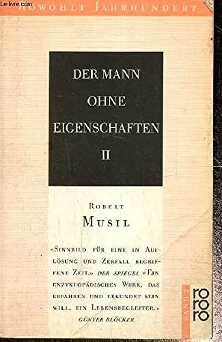 Robert Musil: Der Mann Ohne Eigenschaften (Paperback, 1987, Rowohlt TB-V., Rnb.)