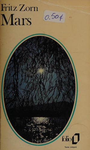 Zorn, Fritz: Mars (French language, 1982, Gallimard)
