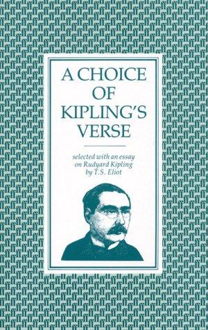Elliot: A Choice of Kipling's Verse (Paperback, Faber & Faber)