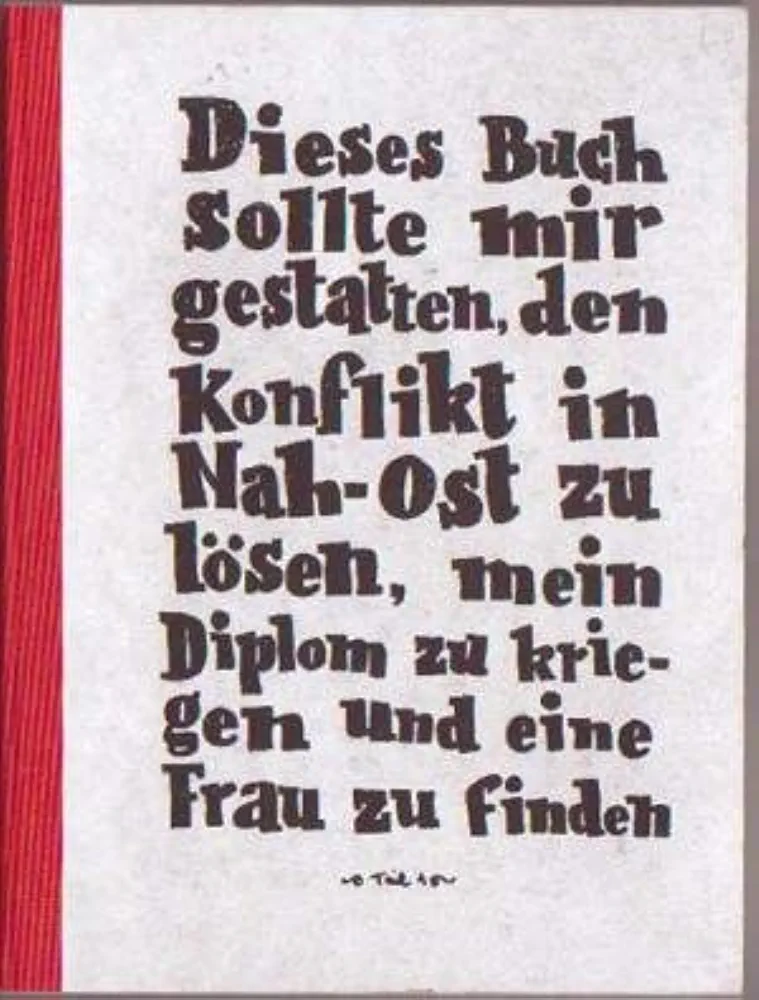 Sylvain Mazas: Dieses Buch sollte mir gestatten, den Konflikt in Nah-Ost zu lösen, mein Diplom zu kriegen und eine Frau zu finden