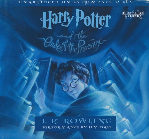 J.K. Rowling, Empty Author: Harry Potter and the Order of the Phoenix (2003, Books on Tape)