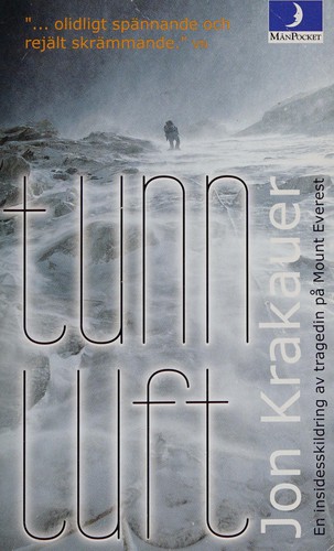 Jon Krakauer: Tunn luft (Swedish language, 1999, MånPocket)
