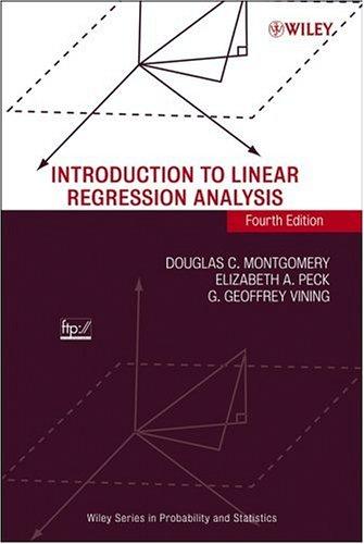 Douglas C. Montgomery: Introduction to linear regression analysis. (2006, Wiley-Interscience)