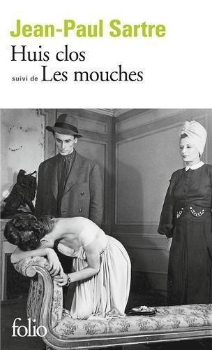 Jean-Paul Sartre: Huis Clos, suivi de Les Mouches (French language, 1947, Gallimard)