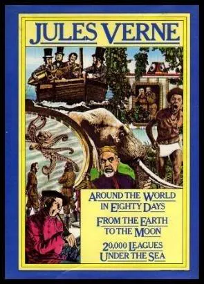 Jules Verne, Serge Micheli, Francois Riviere: Around the World In Eighty Days; From the Earth to the Moon; 20,000 Leagues Under the Sea (1978)