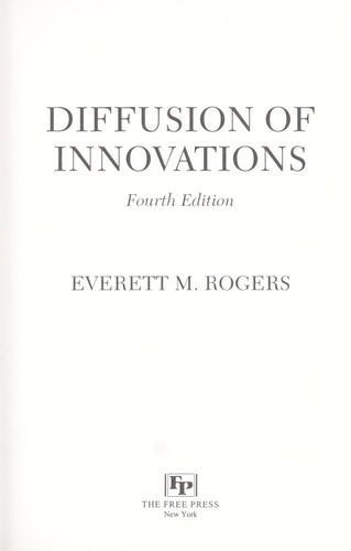 Diffusion of innovations (2003)