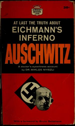Miklós Nyiszli: Auschwitz (1960, Fawcett)