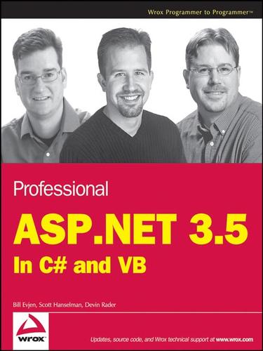 Bill Evjen: Professional ASP.NET 3.5 (EBook, 2008, John Wiley & Sons, Ltd.)