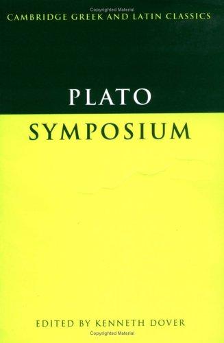 Platone: Symposium (1980, Cambridge University Press)