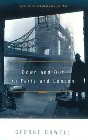 George Orwell: Down and Out in Paris and London (1972, Harvest Books)