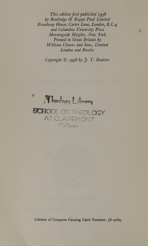 Edmund Burke: A philosophical enquiry into the origin of our ideas of the sublime and beautiful (1987, B. Blackwell)