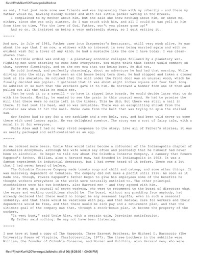 Kurt Vonnegut: Jailbird (1979, Delacorte Press)