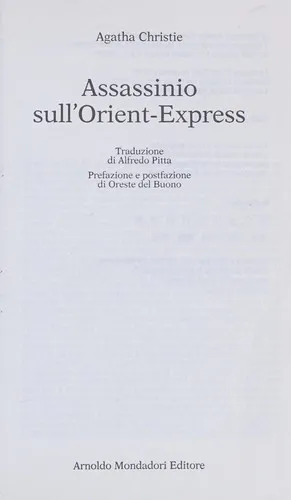 Agatha Christie: Murder on the Orient Express (Italian language, 1997)