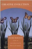 Henri Bergson: Creative Evolution (2005)