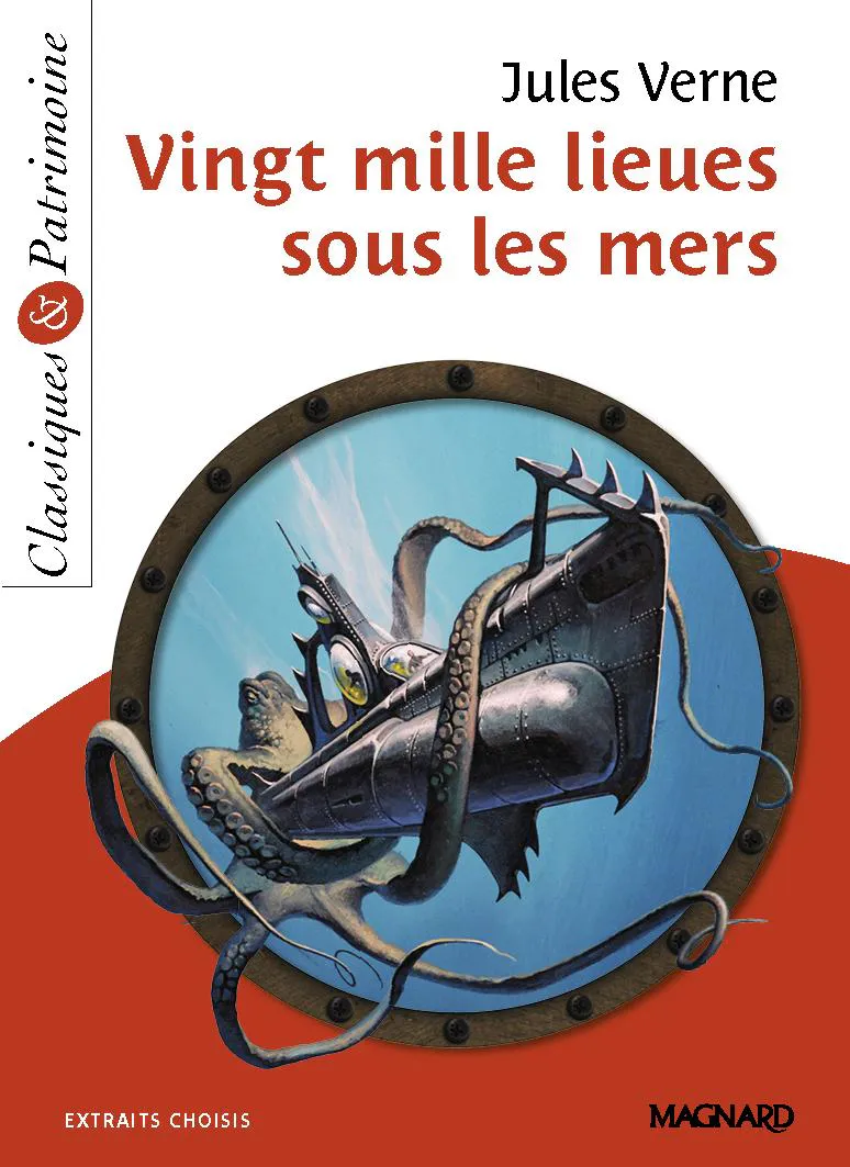 Jules Verne, Serge Micheli, Francois Riviere: Vingt mille lieues sous les mers (French language, Magnard)