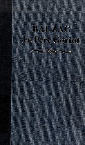 Honoré de Balzac: Le Père Goriot (1968, Macmillan)