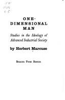 Herbert Marcuse: One-dimensional man (1966)
