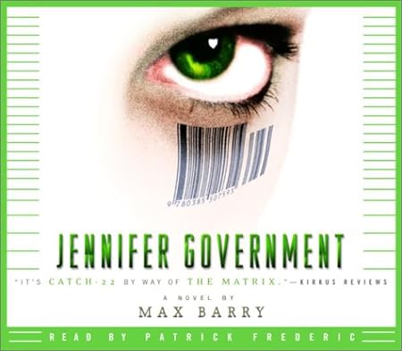 Max Barry: Jennifer Government (AudiobookFormat, Engligh language, 2003, Books on Tape)