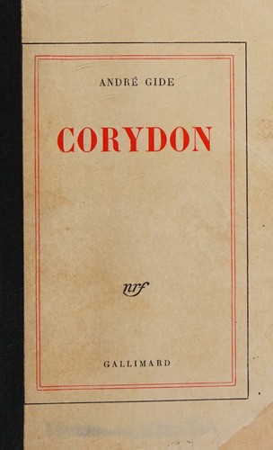 André Gide: Corydon (French language, 1964, Gallimard)