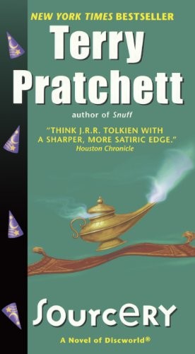 Terry Pratchett: Sourcery (Tandem Library, Turtleback Books, Econo-Clad Books, Div. of American Cos., Inc.)